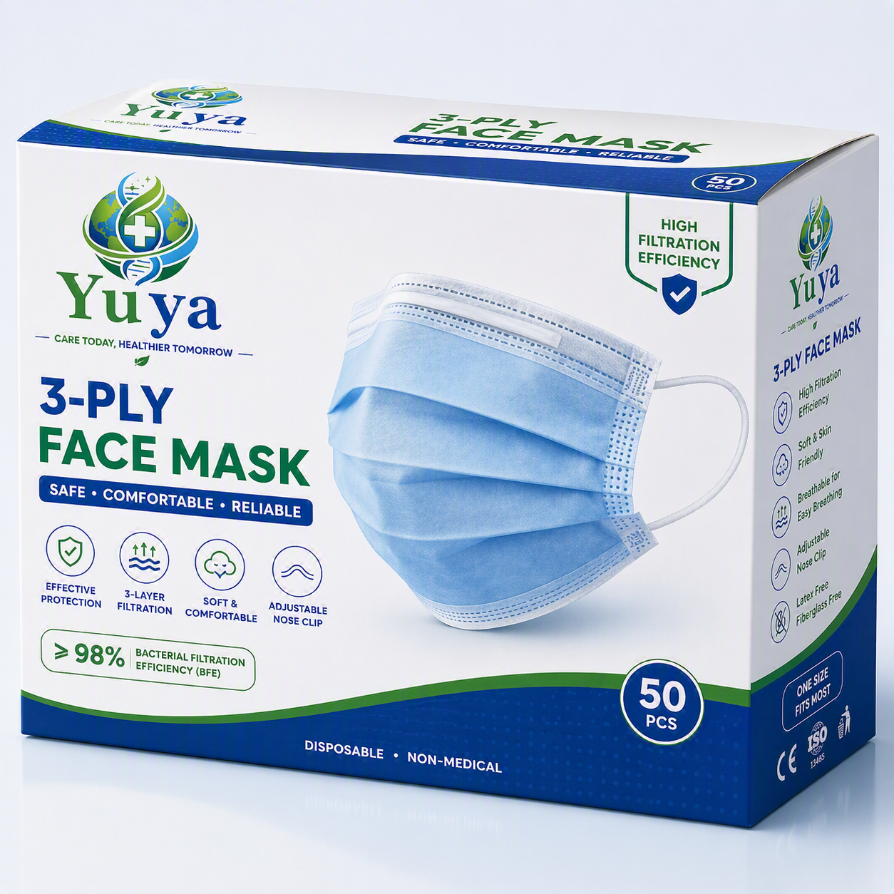 3-Ply Face Masks