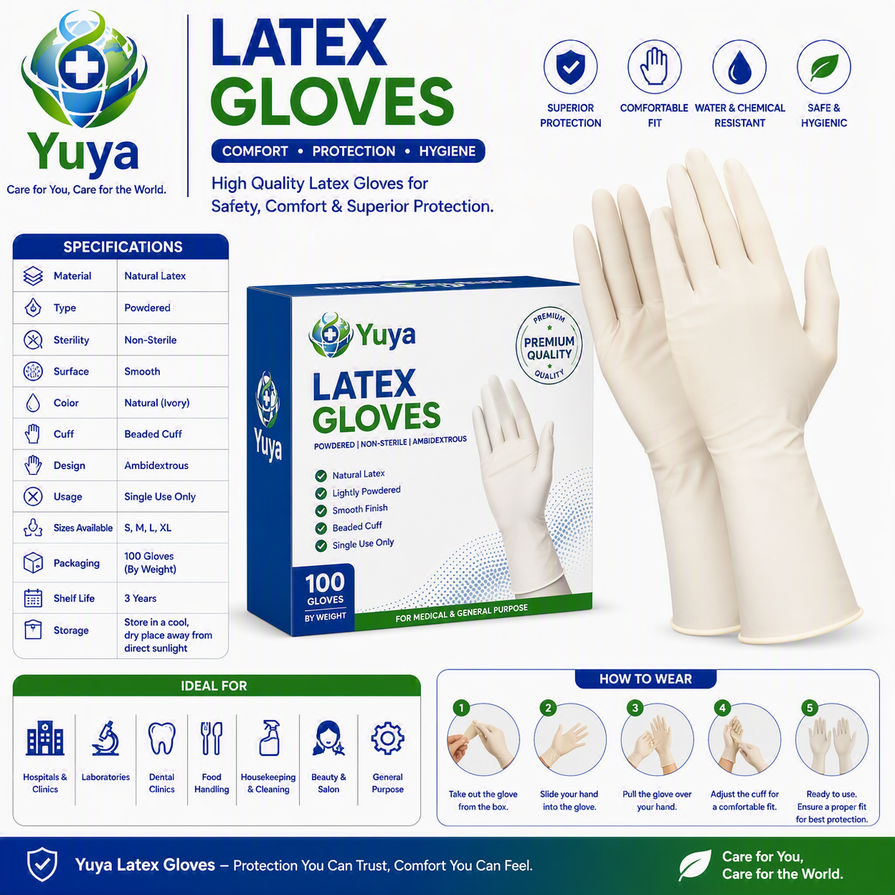 Latex Gloves Features