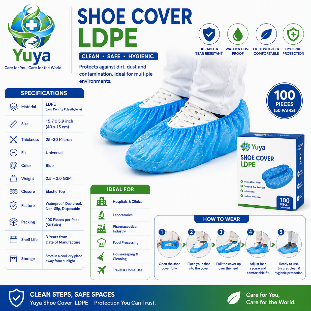 Shoe Cover LDPE Features