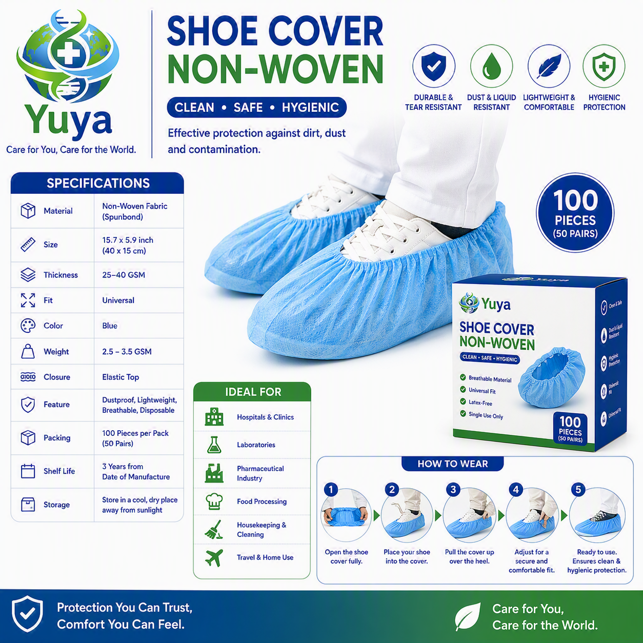 Shoe Cover Non Woven Features