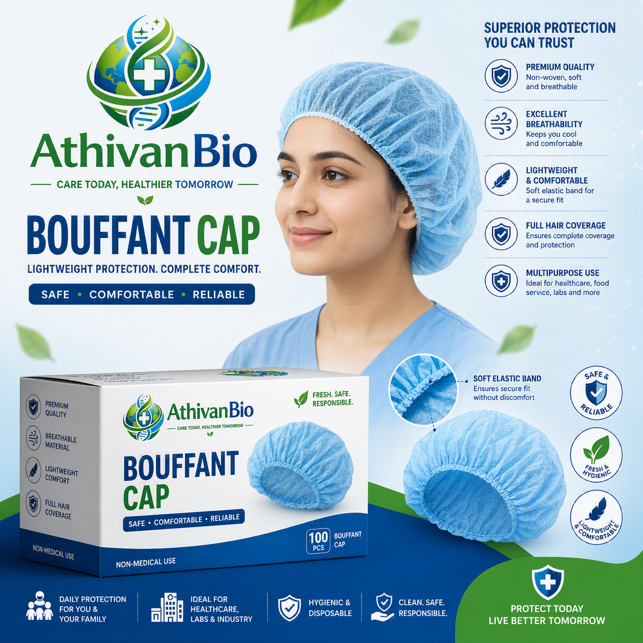 3 Ply Face Masks - Disposable Medical Masks